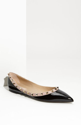 Valentino 'Rockstud' Ballerina Flat