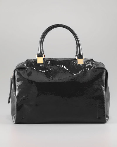 Lanvin Moon River Patent Bowler Bag
