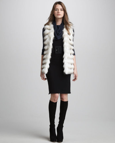 Alice + Olivia Bev Fur Vest