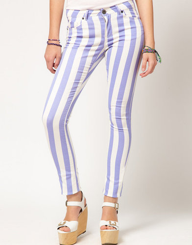 ASOS Skinny Jean in Bold Stripe Print #4