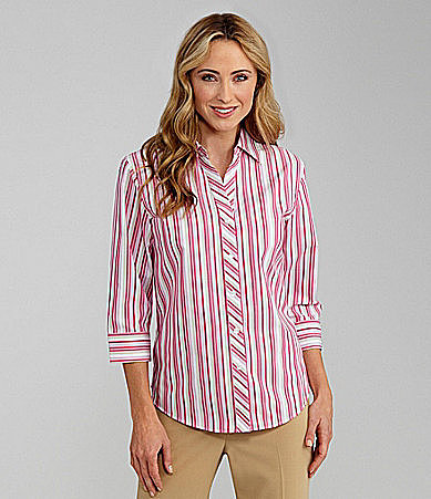Westbound Easy Care Stripe Shirt