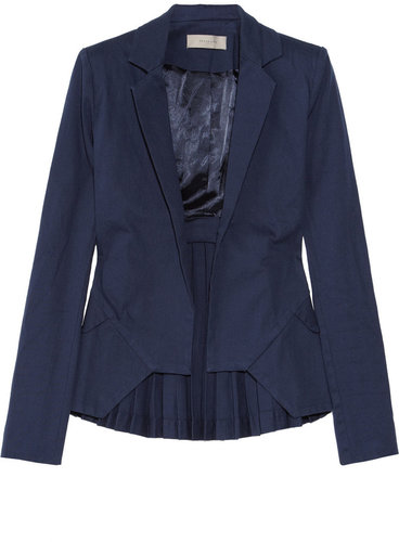 Preen Line Accordion stretch-cotton twill jacket