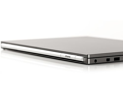 The laptop is just slightly thicker than the MacBook Air. Like the Air, the Chromebook Pixel has hidden speakers and vents, and a thin backlit keyboard.
There's also plenty of multimedia ports: 2 USB 2.0, a mini display port, an SD or MMC card reader.
The laptop is just slightly thicker than the MacBook Air. Like the Air, the Chromebook Pixel has hidden speakers and vents, and a thin backlit keyboard.
There's also plenty of multimedia ports: 2 USB 2.0, a mini display port, an SD or MMC card reader.