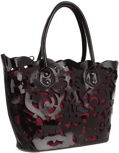 SR SQUARED by Sondra Roberts Perforated AC22867 Tote