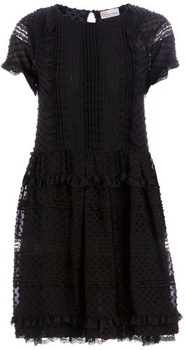 Red Valentino Bobbled shift dress