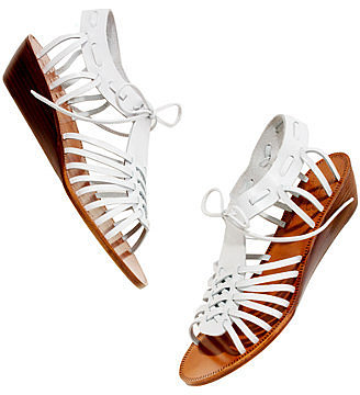 The basket weave sandal