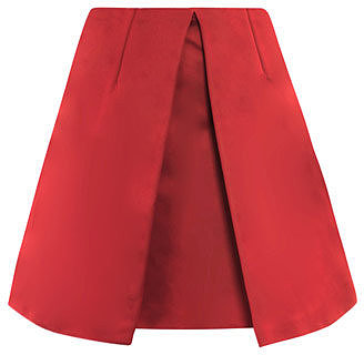 Carven Pleat front skirt