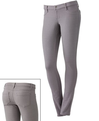 Mudd 5-pocket color skinny jeggings - juniors'