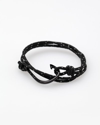 Hooked Bracelet In Black