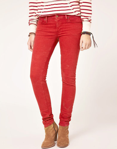 Denim & Supply By Ralph Lauren Red Skinny Jeans