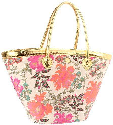 Z&L Sundream Tote,Pink/Gold,One Size