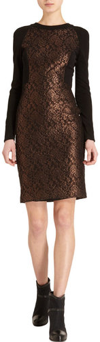 Prabal Gurung Lace Panel Dress
