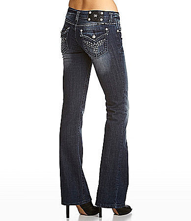 Miss Me Jeans Rhinestone-Detail Bootcut Jeans