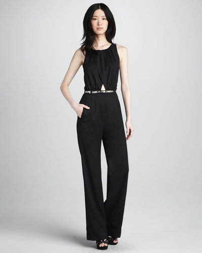 6 Shoreroad Taurus Cutout Belted Jumpsuit