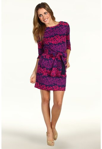 Lilly Pulitzer - Jonah Dress (True Navy Follow The Leader Jacquard) - Apparel