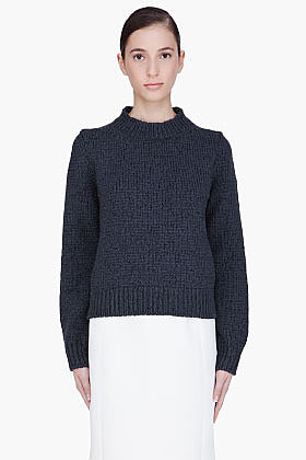 MARC JACOBS Charcoal Chunky Knit Sweater