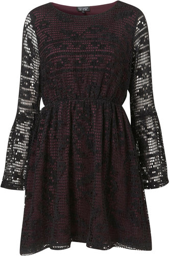 Crochet Flute Sleeve Tunic
