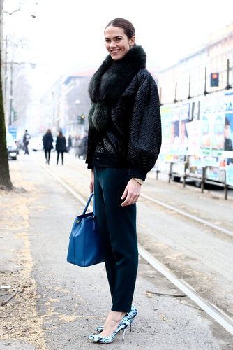 Milan Fashion Week Street Style Fall 2013 Milan Fashion Week Street Style Fall 2013