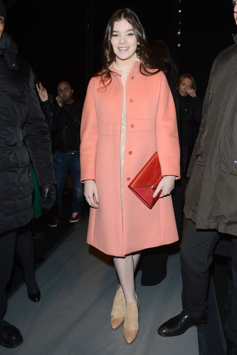 Hailee Steinfeld wore Max Mara at the Max Mara Fall 2013 show in Milan.
Hailee Steinfeld wore Max Mara at the Max Mara Fall 2013 show in Milan.