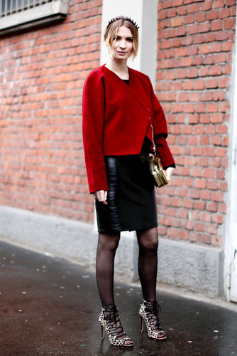 Milan Fashion Week Street Style Fall 2013 Milan Fashion Week Street Style Fall 2013