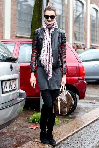 Milan Fashion Week Street Style Fall 2013 Milan Fashion Week Street Style Fall 2013