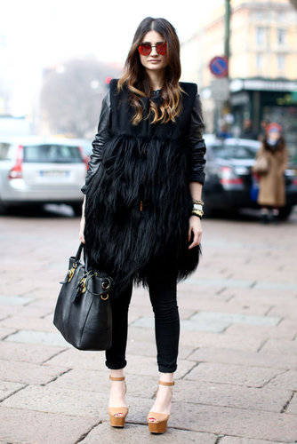 Milan Fashion Week Street Style Fall 2013 Milan Fashion Week Street Style Fall 2013