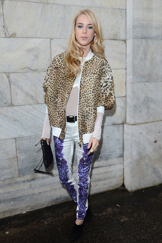 Mary Charteris at the Just Cavalli Fall 2013 show in Milan.
Mary Charteris at the Just Cavalli Fall 2013 show in Milan.