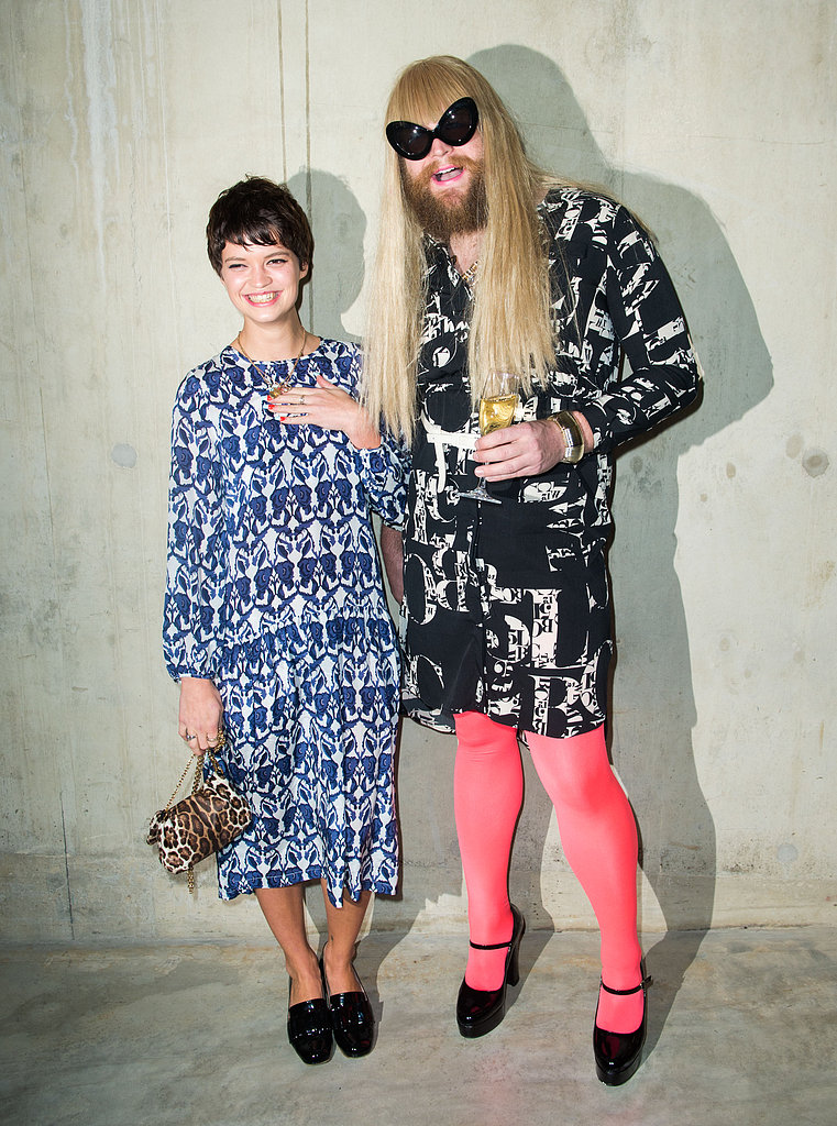 Pixie Geldof and P'Trique at the Topshop Unique Fall 2013 show in London.
Pixie Geldof and P'Trique at the Topshop Unique Fall 2013 show in London.