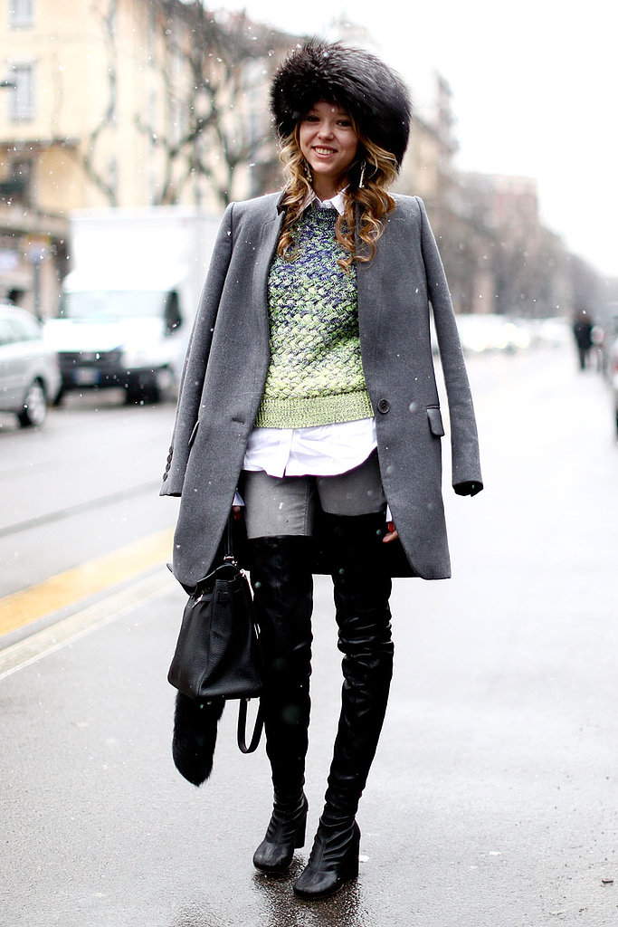 Milan Fashion Week Street Style Fall 2013 Milan Fashion Week Street Style Fall 2013