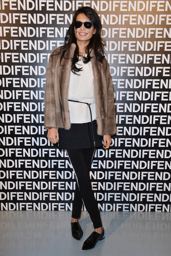 Goga Ashkenazi at the Fendi Fall 2013 show in Milan.
Goga Ashkenazi at the Fendi Fall 2013 show in Milan.