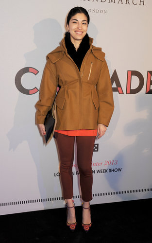 Caroline Issa at the Anya Hindmarch Fall 2013 show in London.
Caroline Issa at the Anya Hindmarch Fall 2013 show in London.
