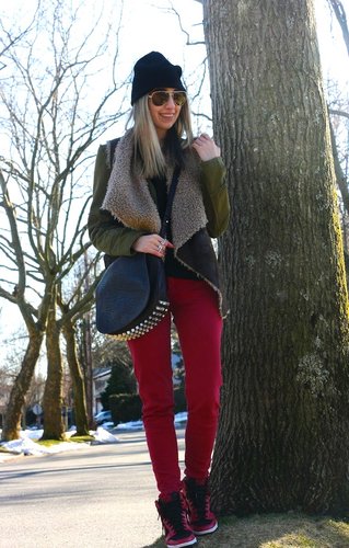 red and green