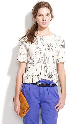 Flora sketch sweatshirt
