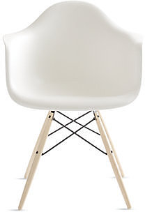 Eames® Molded Plastic Dowel-Leg Armchair (DAW)