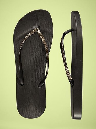 Triangle stud flip flops