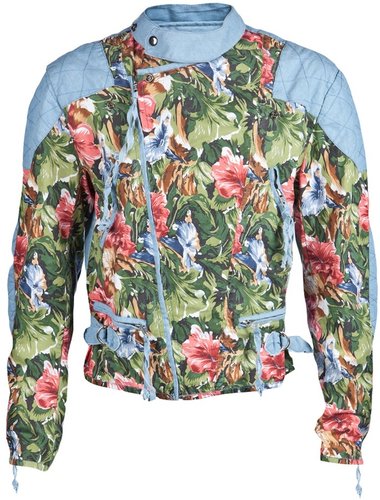 Horace floral biker jacket