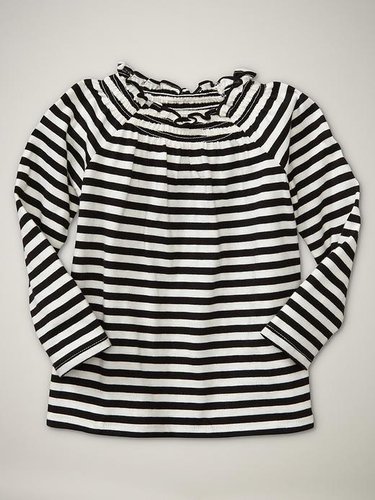 Smocked neck top
