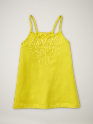 Sequin front tank