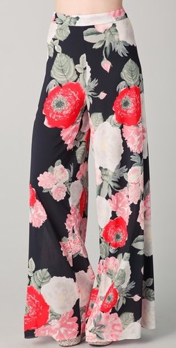 Alice + Olivia Print Wide Leg Pants