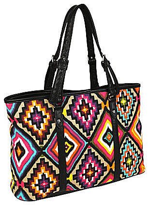 Big Buddha Sonara Tribal Print Tote