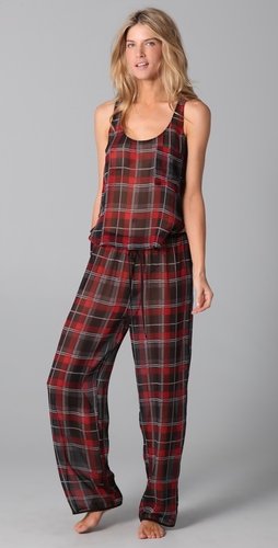 La Fee Verte Plaid Pants Set