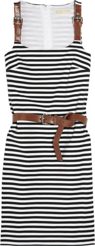 MICHAEL Michael Kors Striped stretch-jersey dress