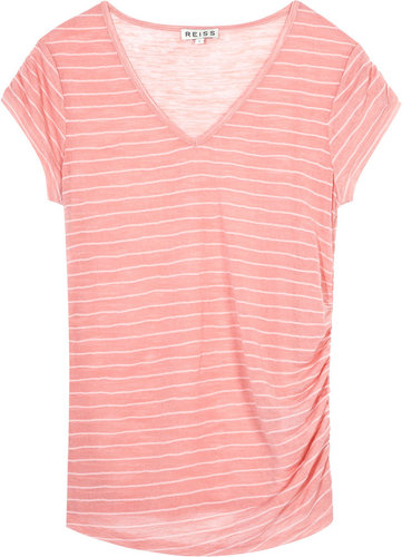 Wren RUCHED STRIPE T-SHIRT