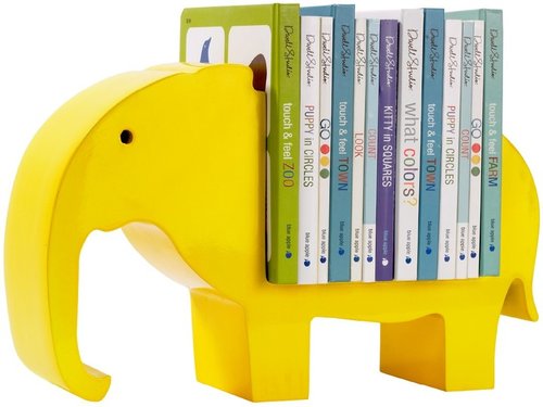 Bookshelf Elephant Lemon