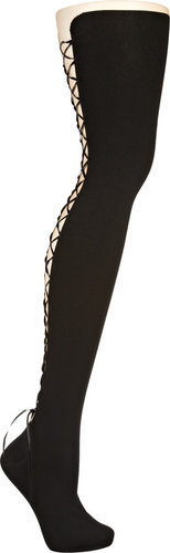 Wolford Brilliant lace-up tights