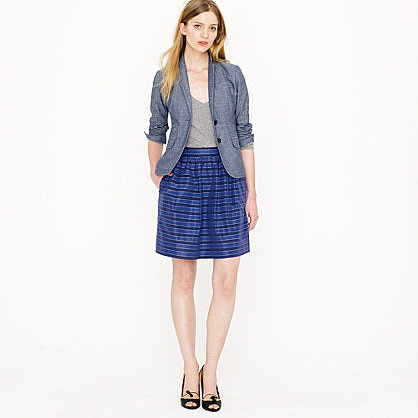 Stripe taffeta mini