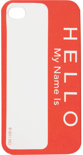 FLASH Nametag iPhone Case