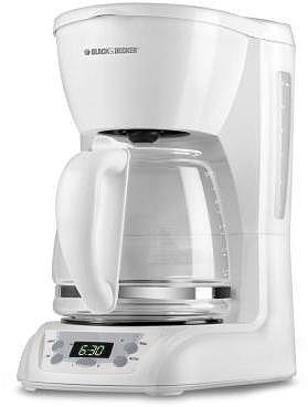 BLACK & DECKER 12-Cup Programmable Coffeemaker, White