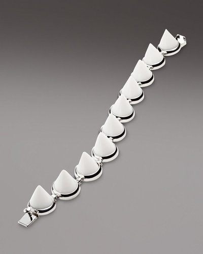 Eddie Borgo Cone Bracelet, White