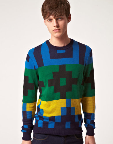 ASOS Block Pattern Sweater